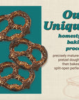 Unique Snacks Extra Dark Splits Pretzels Original SplitOpen Pretzels Delicious Homestyle Baked Snack Bag Vegan OU Kosher and NonGMO Food No Artificial Flavor 11 Oz Bag Pack of 3