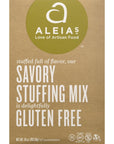 Aleias Gluten Free Foods Stuffing Mix Savory Gf 10Ounce Pack of 3