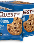 Quest Nutrition Chocolate Chip Protein Cookie; Keto Friendly; High Protein; Low Carb; 12 Count