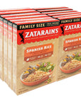 Zatarains Family Size Spanish Rice 15 oz Pack of 12