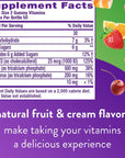 vitafusion Chewable Calcium Gummy Vitamins for Bone and Teeth Support, Fruit and Cream Flavored, America’s Number 1 Gummy Vitamin Brand, 50 Day Supply, 100 Count