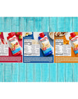 Premier High Protein Shake Variety Pack 3 Flavors Strawberries and Cream Caramel Vanilla 11 fl oz 12 ct a Sophley Individually Wrapped Red and White Flex Straws Set