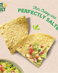 Late July Snacks Thin and Crispy Organic Tortilla Chips with Sea Salt and Lime, 10.1 oz Bag