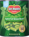 Del Monte Blue Lake Fancy Cut Green Beans Canned Vegetables 631 lb