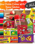 The Full Tiktok Chamoy Pickle Kit With Candy Includes FruitRollup Lucas Gusano  Salsagheti  More Mexican Candy by Ma Lit Candy 1 Ricos Chamoy Pickle Kit