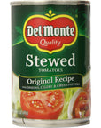 Del Monte Original Recipe Stewed Tomatoes 145 Oz 6 Count