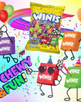 Chewy Candy Winis Original Variety Bag  Taffy Candy 50 individually wrapped pieces Size 4 Oz Bag Assorted Easter Candy Mix