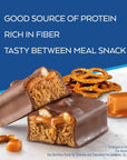 Atkins Snack Bar Chocolate Caramel Pretzel Keto Friendly 5 Count Pack of 6