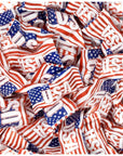 USA Flag Butter Mint Candies Bags 100 Count Individually Wrapped American Flags Red White  Blue Mint Candy 13 Ounce Bags Fourth of July Goodies Treat Candy Patriotic Party Favor Supplies Decorations