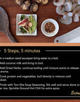 Thai for Two Cooking Kit by Verve CULTURE  USDAOrganic Tom Kha Soup Cooking Kit  Authentic Thai Cuisine  Unique Cooking Gift Set  Vegan GlutenFree  Made in Thailand