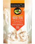 ShangriLa Tea Company Iced Tea Bags Organic Spring Melon Green Tea Unsweetened and All Natural Brews 2 Quarts Per Tea Bag 6 Count 5060