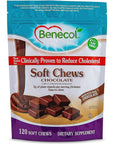 Benecol® Soft Chews - Made with Cholesterol - 120 Chocolate Chews