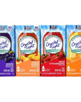 Crystal Light On The Go With Caffeine Drink Mix Variety Pack 4 Flavors 3 Boxes of Each Flavor 12 Boxes Total