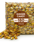 Ginger Candy For Nausea 2 Pounds Of Approx 180 Ginger Hard Candy Individually Wrapped