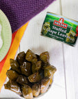 Sultan vegetarian Stuffed Grape Leaves Precooked Premium Dolma Dolmades Perfect for Mezze platter Serve hot or Cold Appetizer or Entree 14 oz