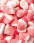 Strawberry Drops Puffy Gummies Its a Girl Pink Baby Shower Candy 1 Pound Bag