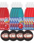 KoolAid Burst Soft Drink Variety Includes Cherry Berry Blue and Tropical Punch 675 fl oz 4 of each Flavor Pack of 12 with By The Cup Coasters