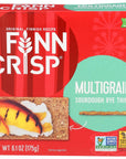 Finn Crisp Multigrain Sourdough Rye Thins Crispbread, 6.2 Ounce Box (Pack of 9) (1)