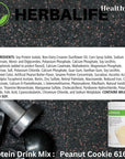 HerbalifeProtein Drink Mix: Peanut Cookie High Protein 616g