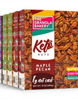 TGB Keto Glazed Nuts Variety Pack  1g Net Carb Keto Snacks  Gluten Free Low Carb Candy 10 Ounces Pack of 6