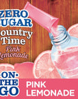 Country Time SugarFree Pink Lemonade Drink Mix 6 OntheGo Packets