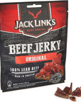 Jack link's Beef Jerky Original High Protein Meat Snack Dried Halal Beef - 1X70Gr