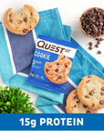 Quest Nutrition Chocolate Chip Protein Cookie; Keto Friendly; High Protein; Low Carb; 12 Count