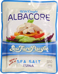 Sea Fare Pacific Wild Caught Albacore Tuna Salt Pouch 6 Ounce Pack of 12