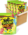 SOUR PATCH KIDS Soft & Chewy Candy, Family Size, 4 - 1.8 lb Bags