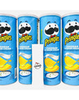 Pringles Cheddar & Sour Cream Potato Crisps Chips Bundle with Kokobunch Kit | 4PK - 5.5oz