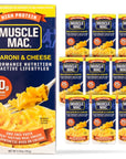 Muscle Mac High Protein Macaroni  Cheese Dinner with Real Cheese 20g of protein 675 oz Pack of 10