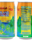 Hawaiian Sun Drinks - Tea Variety - 2 Cans per Flavor - Total 12 Cans