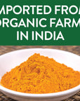 FGO Organic Turmeric Powder w/Curcumin, 100% Raw from India, 8oz (Pack of 1)