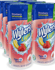 Wylers Light Pitcher Packs 6 per canister Strawberry Lemonade Drink Mix includes 6 canisters 36 Total Pitcher Packs