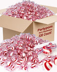 Bobs Sweet Stripes Soft Peppermint Candy Balls 5 LB of Holiday Classic Christmas Candy Bulk Stocking Stuffer Individually Wrapped Red and White Striped Peppermint Puffs