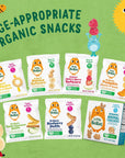 Little Bellies Organic Animal Crackers for 12+ Months, 4.58 Ounce Bag (Pack of 5)