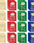 Blue Ribbon Holiday Tea Bags Sampler Assortment Gift Box 60 Count 4 Flavors Seasonal Collection Awesome Gifts for Friends Men Women Yourself Family Friends