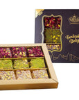 Cerez Pazari Turkish Delight Pistachio with Fantastic Rose & Pomegranate Flavour Gift Box 8.8 oz