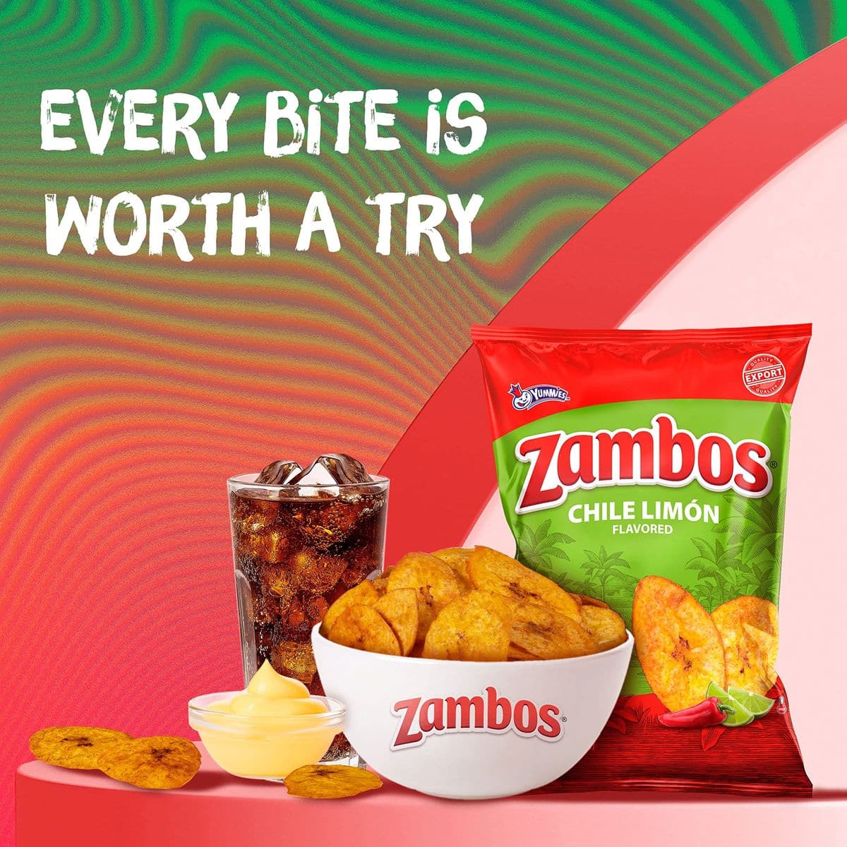 Zambos Plantain Chips Chile Limon Pack of 1