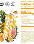 GURU Tropical Punch Clean Energy Drink - 142 mg Natural Caffeine - 12 oz Cans (Pack of 12)