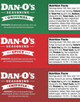 Dan-O's Seasoning Small 3 Bottle Combo | Original, Chipotle, & Spicy | 3 Pack (3.5 oz)