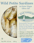 BAR HARBOR Wild Petite Sardines Extra Virgin Olive Oil 42 OZ