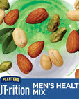 Planters NUT-RITION MEN'S HEALTH Recommended Nut Mix with Peanuts, Almonds, Pistachios Sea Salt, 7 ct of 1.25 oz Packs