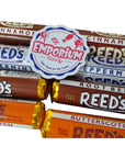 Reeds Candy Rolls Assortment  Cinnamon Root Beer Butterscotch Peppermint 2 Rolls of Each Flavor