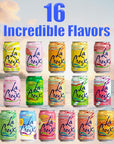 La Croix Sparkling Water 16 Flavor Variety Pack  Lacroix Seltzer Water  La Croix Flavored Carbonated Water Sparkling Water Cans Variety  La Croix Seltzer Variety Pack  Sparkling Water La Croix