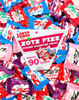 Zotz Fizz Power Hard Candy Assorted Fruit Flavors 1 Pound Bag  Approx 90 Count