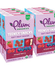 Plum Organics | Teensy Fruit Snacks | Organic Toddler & Kids Snacks | Berry | 0.35 Ounce Snack (40 Total) Packaging May Vary