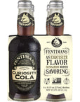 Fentimans Sparkling Curiosity Cola  Healthy Soda All Natural Craft Soda Pop Perfect Mixer Natural Ingredients Botanically Brewed  93 Fl Oz Pack of 4