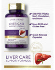 Carlyle Liver Support Supplement | 90 Capsules | Powerful Complex | Liver Care Formula | Non-GMO, Gluten Fee