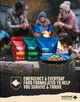 Nutrient Survival MRE Triple Cheese Mac Ready to Eat Meals 9 Servings Freeze Dried Prepper Supplies  Emergency Food Supply 40 Essential Nutritients Shelf Stable Up to 15 Years Pantry Pack